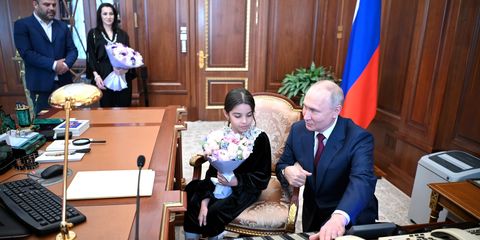 На инаугурации президента РФ впервые за всю историю присутствовали дети