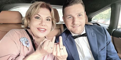 49-летняя Марина Федункив тайно вышла замуж за итальянца